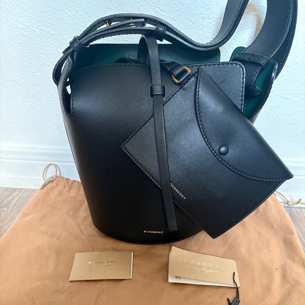 Burberry bucket bag with coin purse